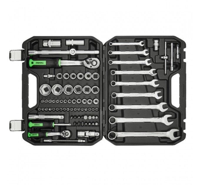 Професійний набір інструментів в кейсі Winso Pro 1/2", 1/4" 72 T, CR-V, 82од., ціна: 3 448 грн.