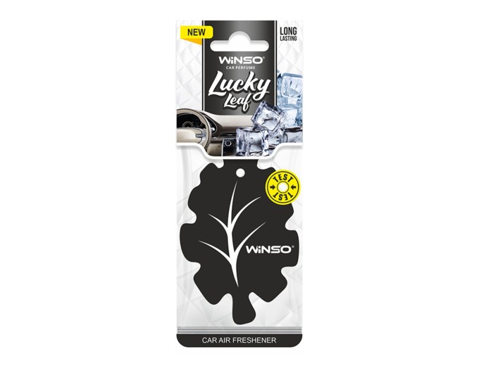 Освежитель воздуха Winso Lucky Leaf, целлюлозный ароматизатор, Black Ice, цена: 32 грн.