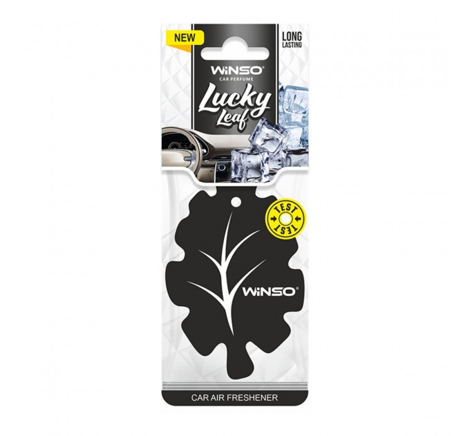 Освіжувач повітря Winso Lucky Leaf, целюлозний ароматизатор, Black Ice, ціна: 31 грн.