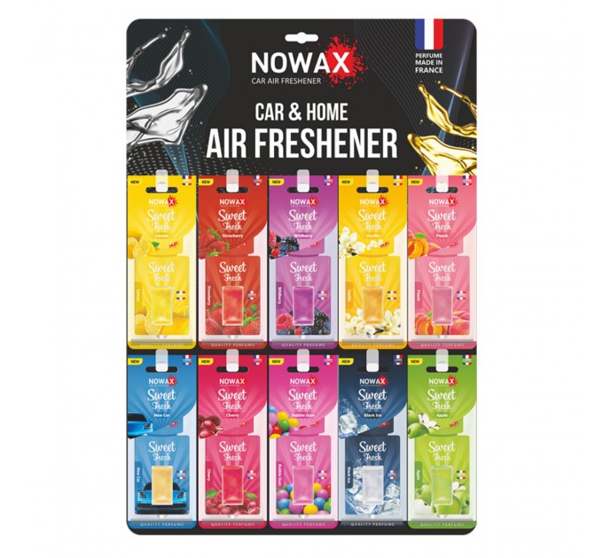 MIX №1 ароматизаторов TM Nowax "Sweet Fresh" NEW, цена: 1 942 грн.