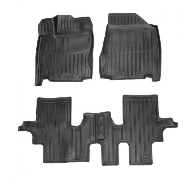 Infiniti JX/QX60 (2012-2020) комплект 3D килимків з 4 штук (7 seats) (Stingray), ціна: 1 870 грн.