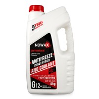 Антифриз Nowax Red G12 червоний концентрат 5кг