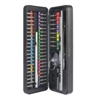 Електровикрутка Brevia з комплектом насадок для точних робіт електрична 15,8х180мм, 58в1