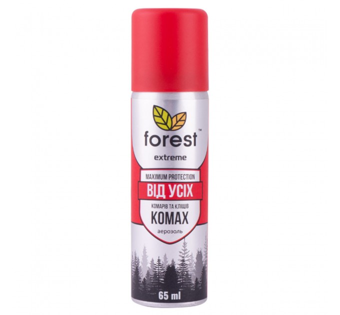 Спрей-репеллент Forest Extreme от всех летающих и ползающих насекомых 65мл аэрозоль, цена: 53 грн.