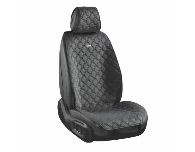 Комплект преміум накидок для сидінь CarLife Turbo, black, ціна: 4 561 грн.