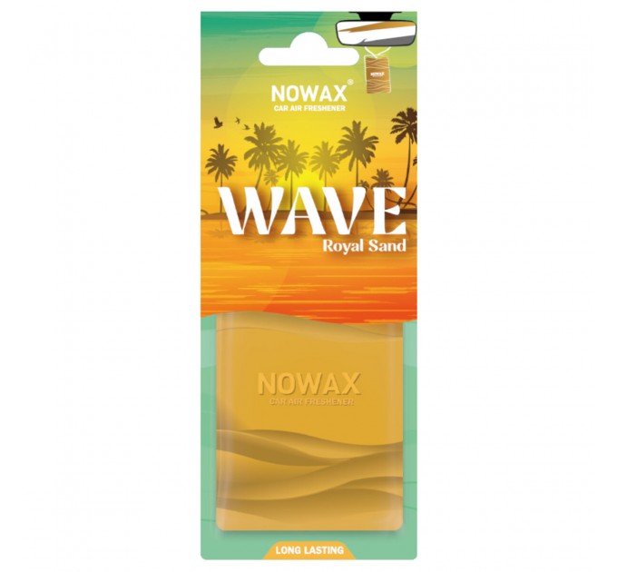 Ароматизатор пластиковий Nowax серія Wave - Royal Sand, ціна: 76 грн.