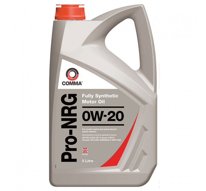 Моторне масло Comma Pro-NRG 0W-20 5л, ціна: 3 258 грн.