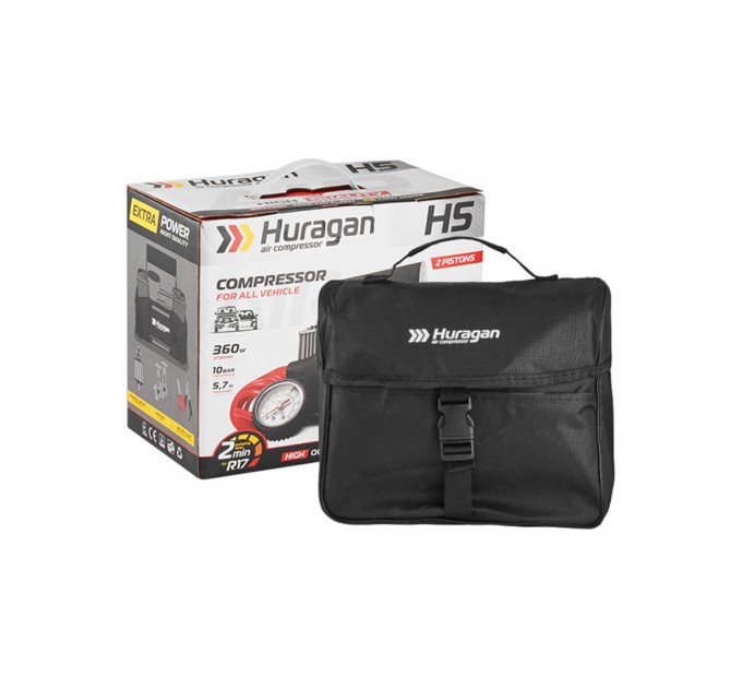 Компрессор автомобильный Huragan 12В 7Атм 85л/мин, цена: 1 913 грн.
