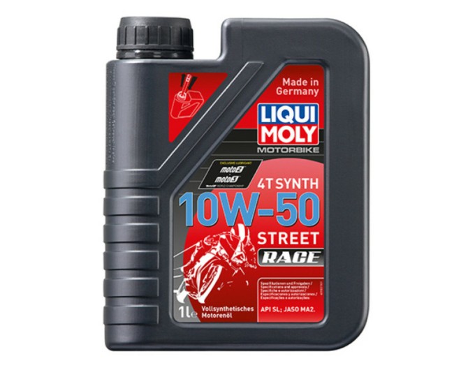 Олива для 4-тактних двигунів Liqui Moly Motorbike 4T Synth 10W-50 Street Race 1л, ціна: 914 грн.