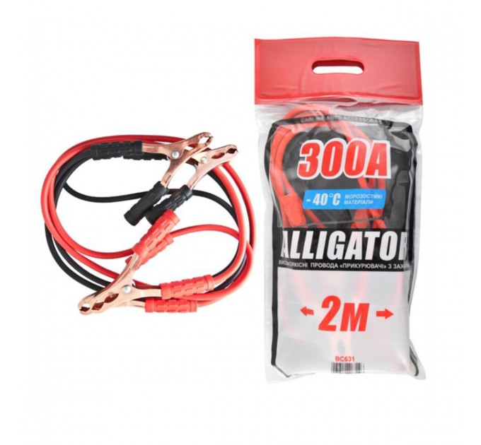 Провода-прикурювачі Alligator 300А, 2м BC631, ціна: 293 грн.