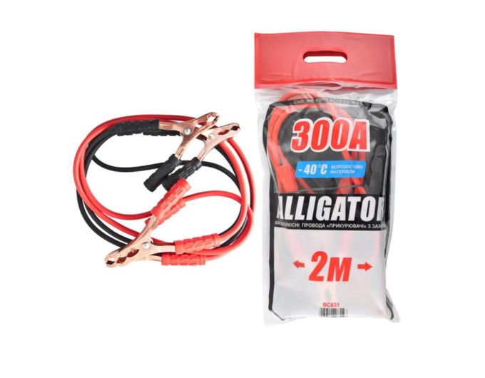 Провода-прикурювачі Alligator 300А, 2м BC631, ціна: 335 грн.