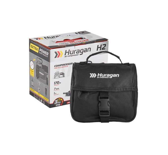 Компрессор автомобильный Huragan 12В 7Атм 37л/мин, цена: 1 088 грн.