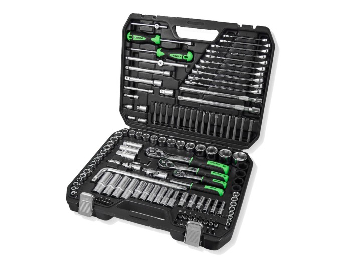 Профессиональный набор инструментов в кейсе Winso Pro 1/2", 1/4", 3/8" 72T, CR-V, 147ед., цена: 6 821 грн.
