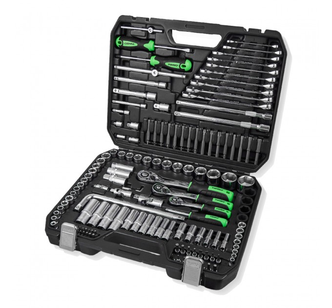 Професійний набір інструментів в кейсі Winso Pro 1/2", 1/4", 3/8" 72T, CR-V, 147од., ціна: 6 821 грн.