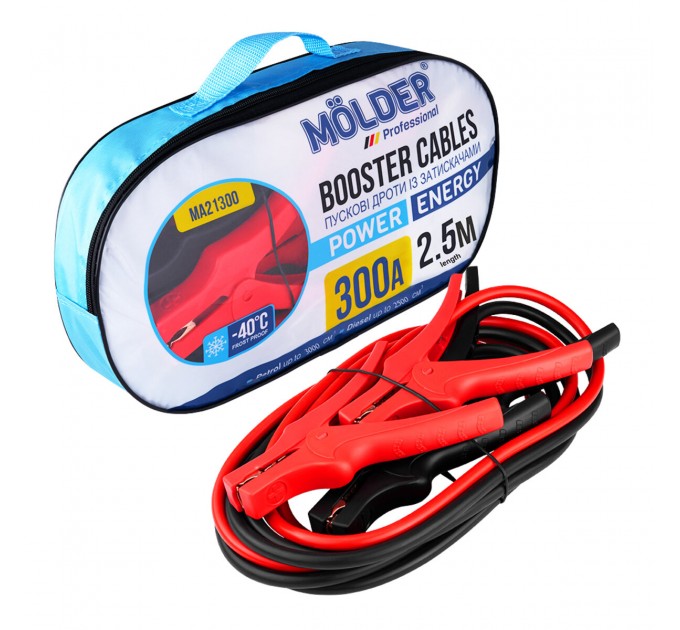 Провода-прикурювачі Molder 300A, 2,5м, ціна: 483 грн.