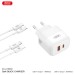 Сетевое зарядное устройство XO L138 PD30W/QC18W 1USB-A+1USB-C + Lightning кабель белый, цена: 399 грн.
