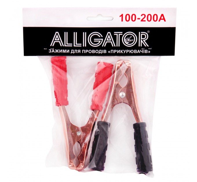 Клеммы Alligator к проводам-прикуривателям 100-200А, цена: 84 грн.