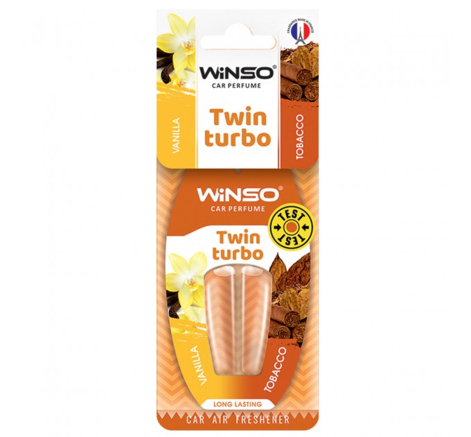 Ароматизатор с двойной капсулой Winso Twin Turbo - Vanilla & Tobacco, цена: 76 грн.