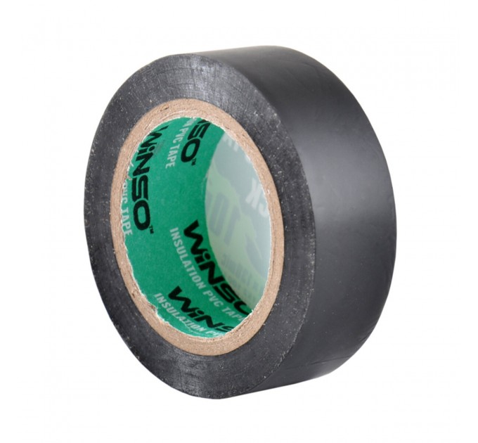 Стрічка ізоляційна ПВХ Winso д.10м, ш.19мм, т.130мк, чорна, ціна: 14 грн.