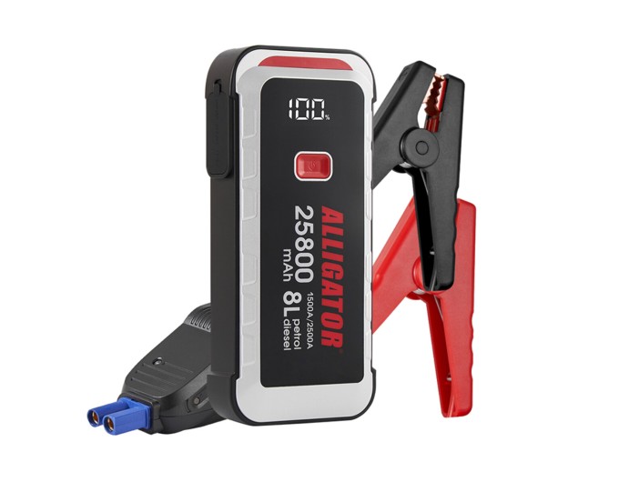 Пусковое устройство Alligator Jump Starter 1500A/2500A 25800mAh со Smart-клемами, цена: 5 345 грн.
