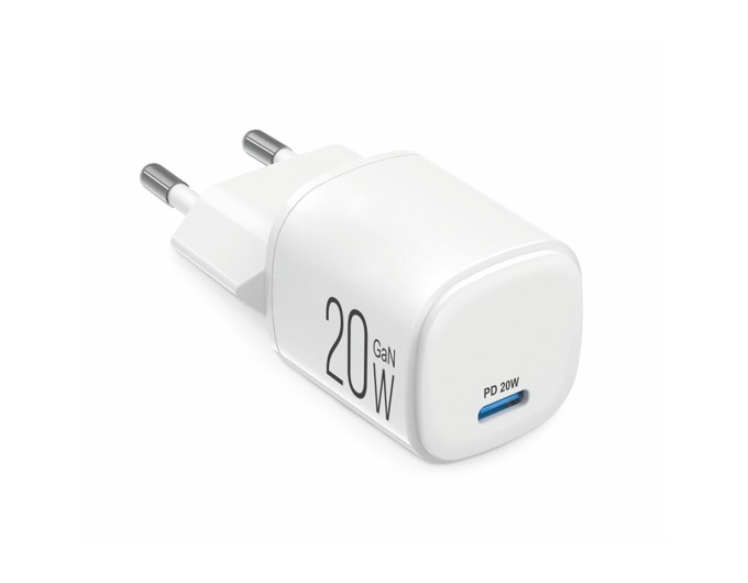 Сетевое зарядное устройство Brevia ePowerGaN PD20W USB-C белый, цена: 437 грн.