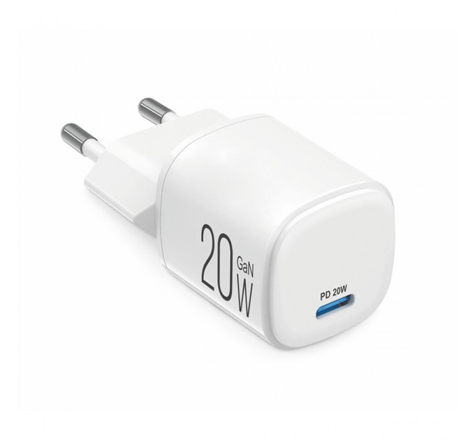 Сетевое зарядное устройство Brevia ePowerGaN PD20W USB-C белый, цена: 428 грн.