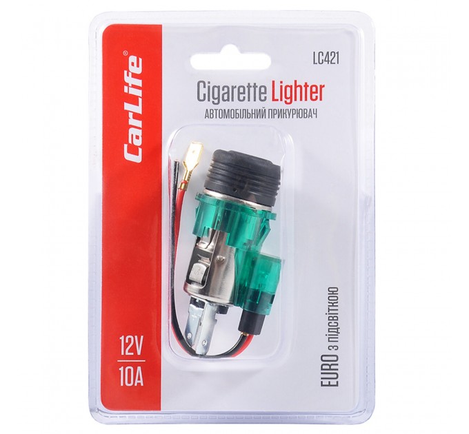 Автомобільний прикурювач CarLife, N3, ціна: 209 грн.