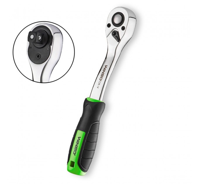 Профессиональный набор торцевых головок с трещоточкой и удлинителем Winso Pro CR-V 1/4" 72Т 28шт, цена: 708 грн.