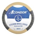 Чохол на кермо Condor L 39-41см, чорний з бежевими вставками, ціна: 146 грн.