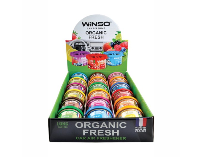 Ароматизатор Winso Organic Fresh MIX №1, 40г гелевий, ціна: 2 606 грн.