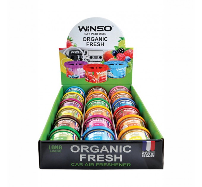 Ароматизатор Winso Organic Fresh MIX №1, 40г гелевий, ціна: 2 434 грн.
