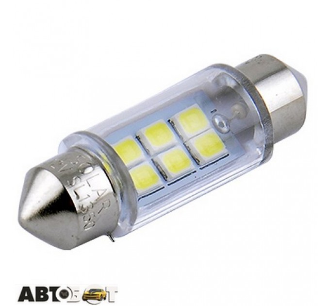 LED лампа SOLAR SV8.5 T11x36 12V 6SMD 2835 white SL1350 (2 шт.), цена: 50 грн.