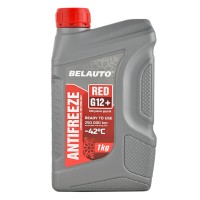 Антифриз Belauto G12+ Red червоний готовий 1кг