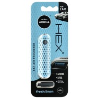 Ароматизатор на дефлектор Aroma Car Hex Fresh Linen жидкий10г