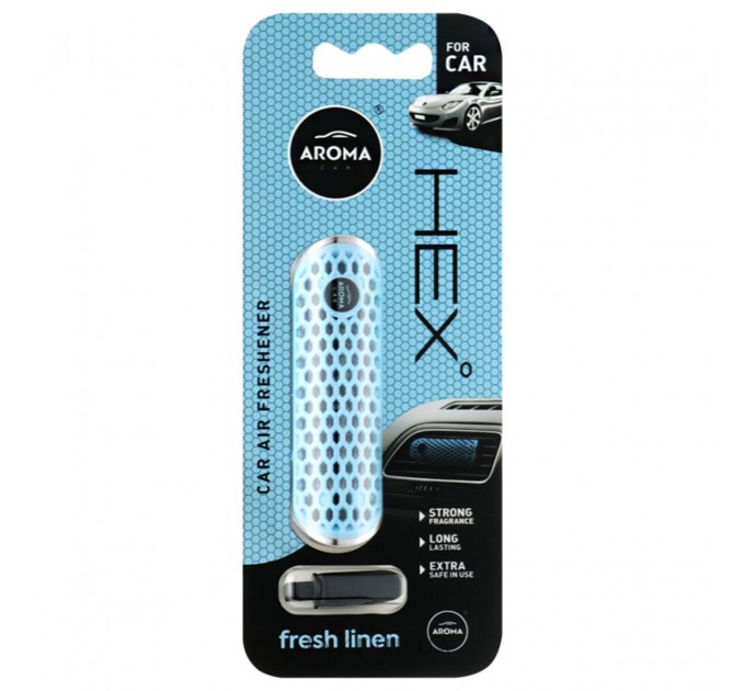 Ароматизатор на дефлектор Aroma Car Hex Fresh Linen рідкий10г, ціна: 164 грн.