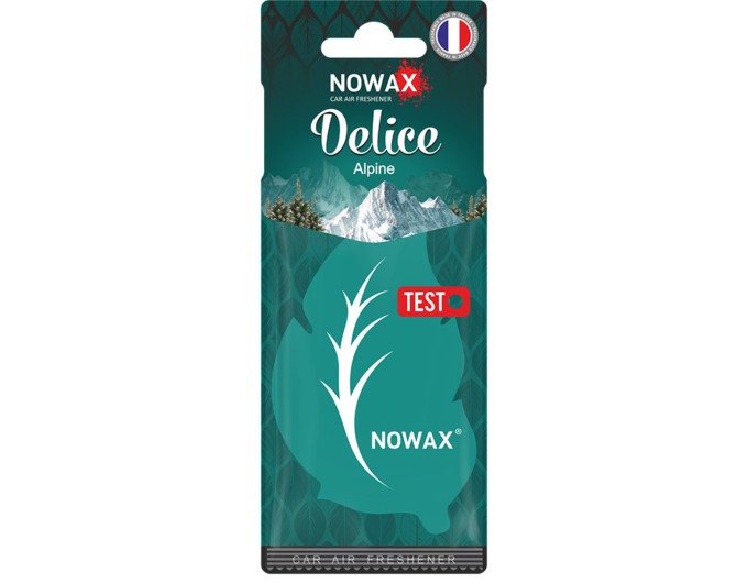 Ароматизатор повітря целюлозний Nowax серія Delice - Alpine, ціна: 31 грн.
