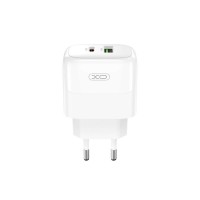 Сетевое зарядное устройство XO L137 PD20W/QC18W 1USB-A+1USB-C белый