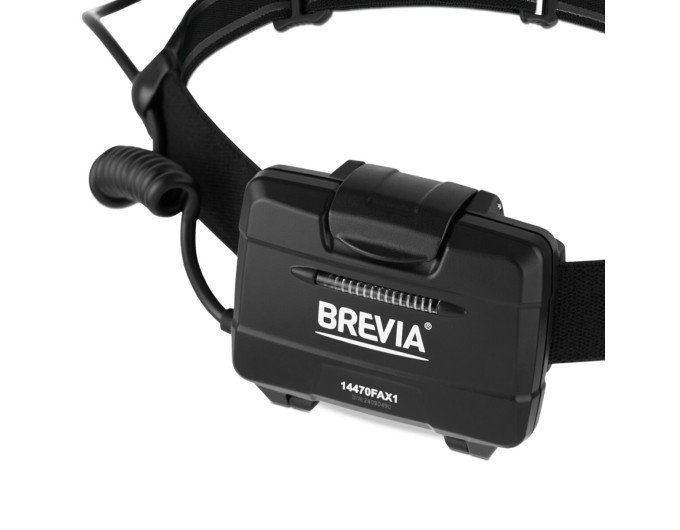 Фонарь налобный Brevia 470Lm, 3xAA, IP64, задний свет, цена: 1 749 грн.