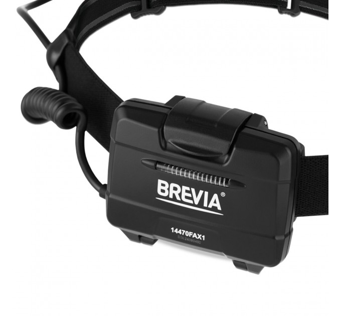 Фонарь налобный Brevia 470Lm, 3xAA, IP64, задний свет, цена: 1 749 грн.