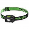 Фонарь налобный Winso 150Lm, 3W LED, 1200mAh с сенсором белый/красный, цена: 492 грн.