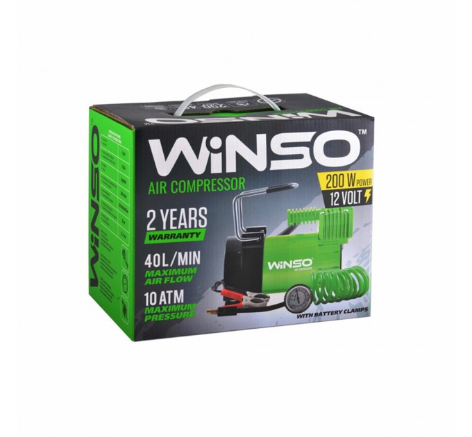 Компресор автомобільний Winso 10 Атм 40 л/хв 200 Вт, ціна: 1 252 грн.