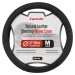 Чохол на кермо Carlife 37-39см, шкіра, чорний з червоною ниткою, ціна: 408 грн.