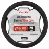 Чохол на кермо Carlife 37-39см, шкіра, чорний з червоною ниткою, ціна: 408 грн.