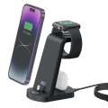 Беспроводное зарядное устройство XO WX035 3в1 Watch Charger + Lightning + TWS, цена: 619 грн.