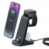 Беспроводное зарядное устройство XO WX035 3в1 Watch Charger + Lightning + TWS, цена: 549 грн.