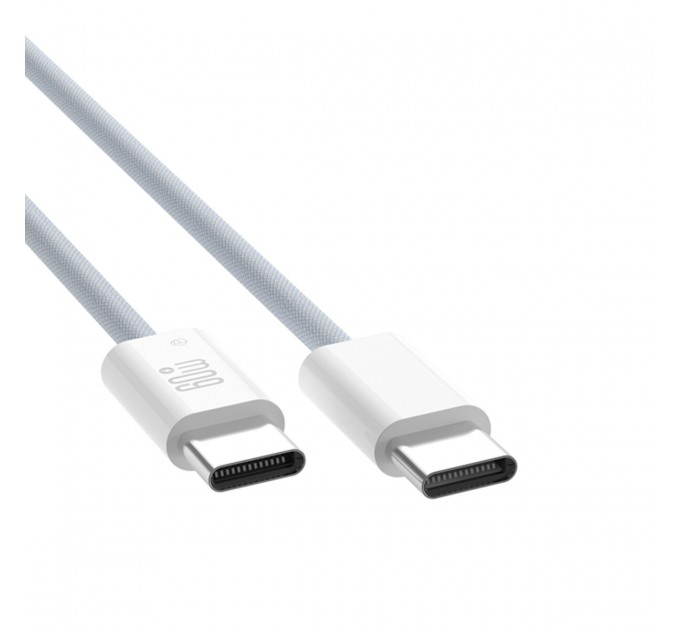 Кабель XO Woven Style Type-C to Type-C 60W 1м синий, цена: 79 грн.