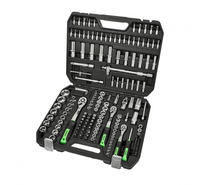 Професійний набір інструментів в кейсі Winso Pro 1/2", 1/4", 3/8" 72T, CR-V, 171од., ціна: 5 378 грн.