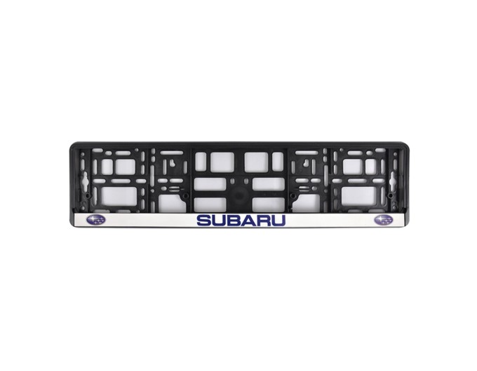 Рамка Сarlife під номер, кольоровий друк, Subaru синьо-біла, ціна: 51 грн.