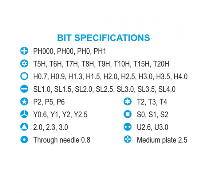 Викрутка Brevia з комплектом насадок для точних робіт алюмінієва 10х127мм, 48в1, ціна: 664 грн.