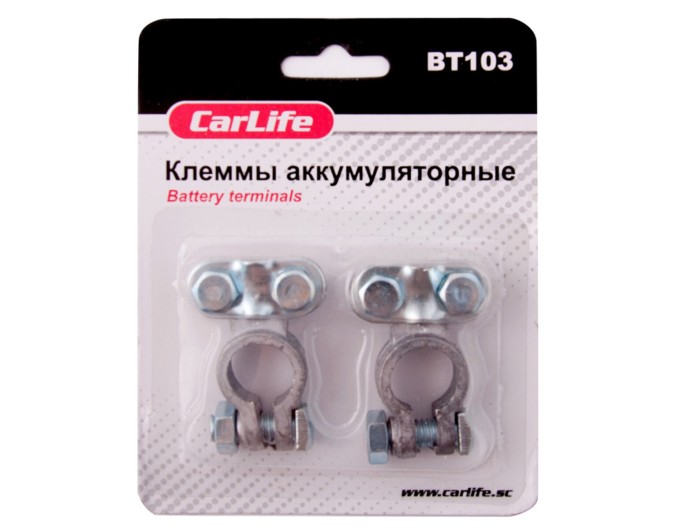 Клеми АКБ Carlife, свинець BT103, ціна: 118 грн.